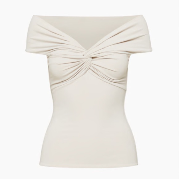 Aritzia Tops - Aritzia Contour Twist Off-Shoulder Top